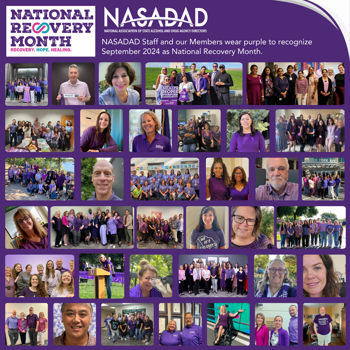 NASADAD Recognizes September as Recovery Month NASADAD