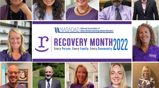 NASADAD Recognizes National Recovery Month